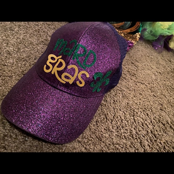 Mardi Gras Hat and Tube Top